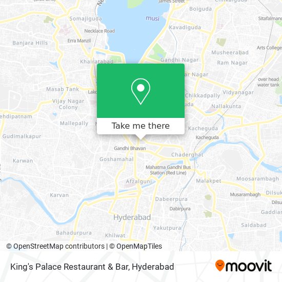 King's Palace Restaurant & Bar map