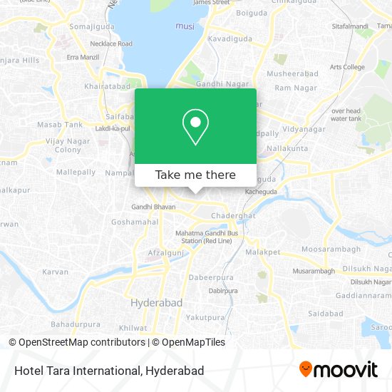 Hotel Tara International map
