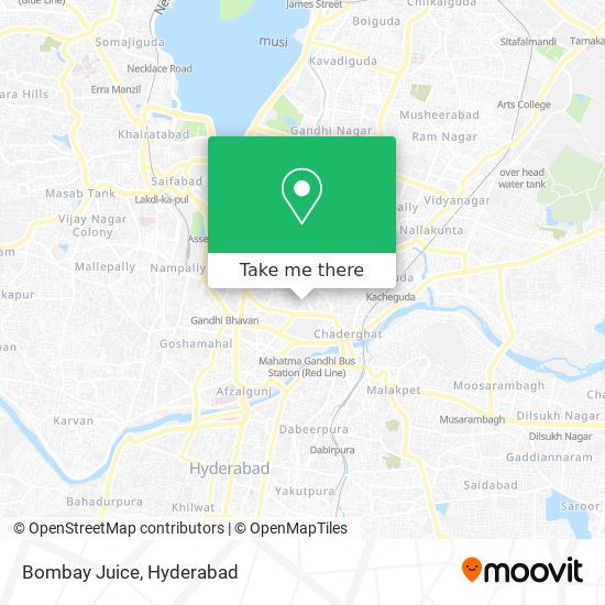 Bombay Juice map