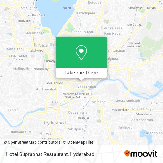 Hotel Suprabhat Restaurant map