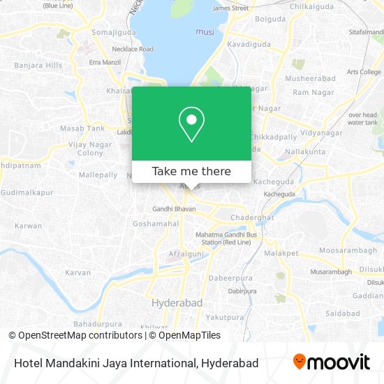 Hotel Mandakini Jaya International map