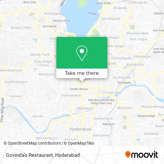 Govinda's Restaurant map