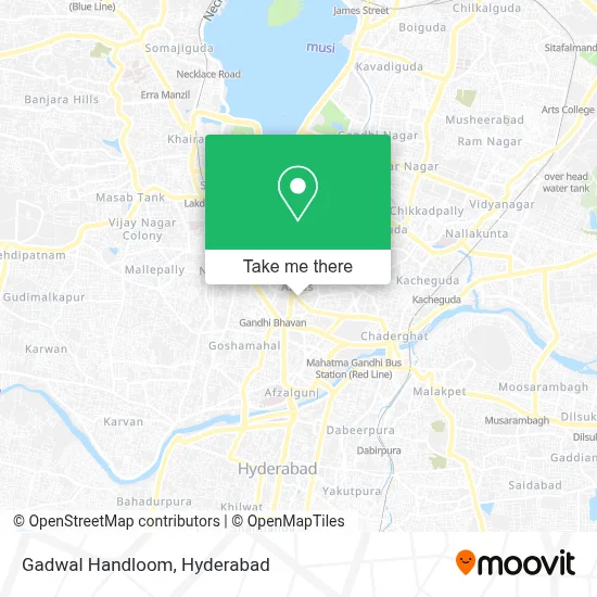 Gadwal Handloom map