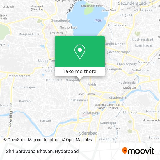 Shri Saravana Bhavan map