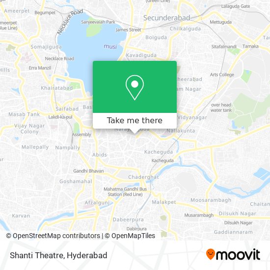 Shanti Theatre map