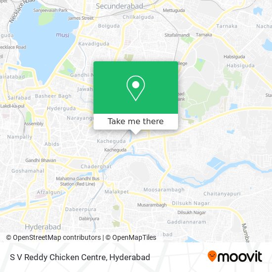 S V Reddy Chicken Centre map