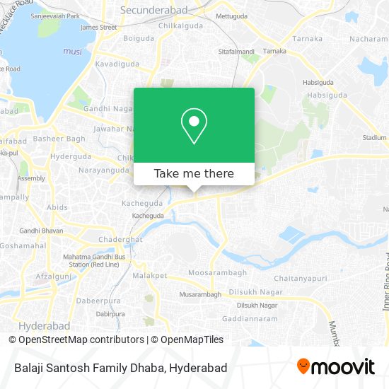 Balaji Santosh Family Dhaba map