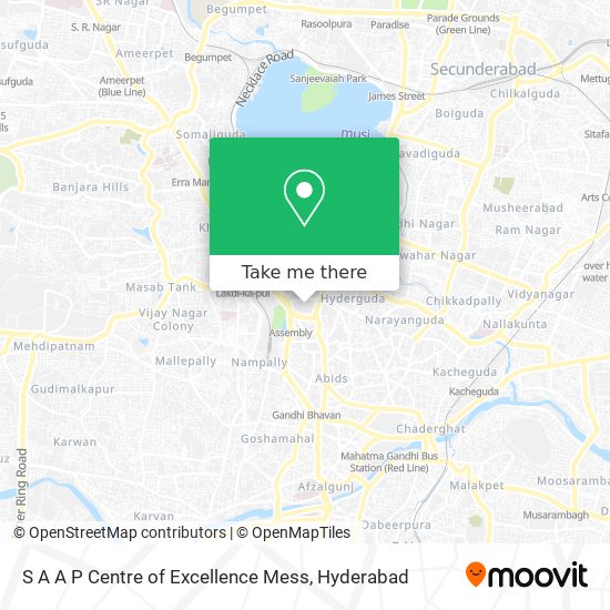 S A A P Centre of Excellence Mess map
