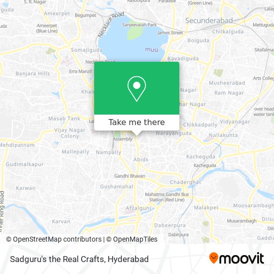 Sadguru's the Real Crafts map