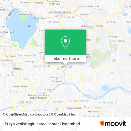 Surya venkatagiri saree center map