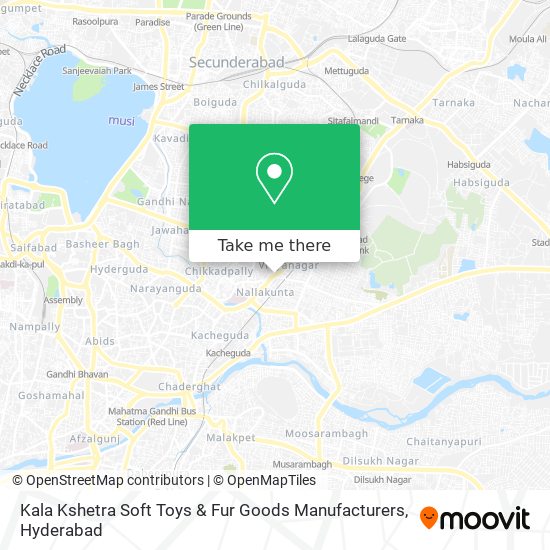 Kala Kshetra Soft Toys & Fur Goods Manufacturers map
