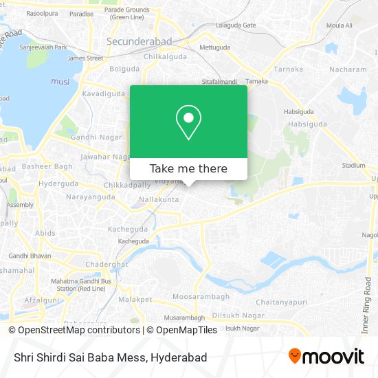 Shri Shirdi Sai Baba Mess map