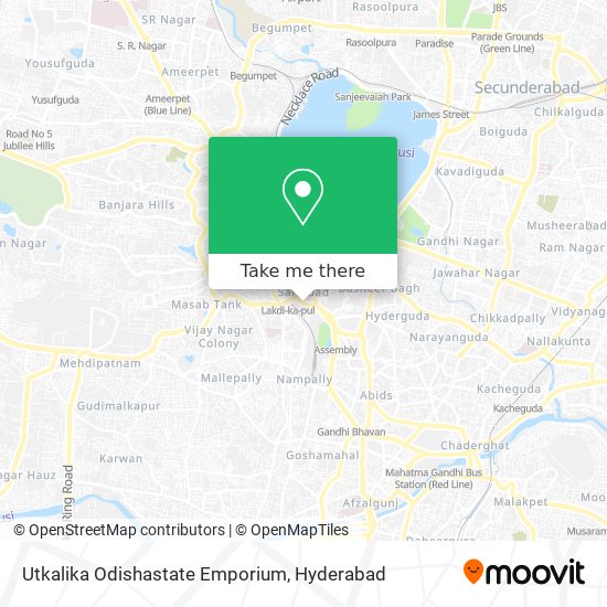 Utkalika Odishastate Emporium map