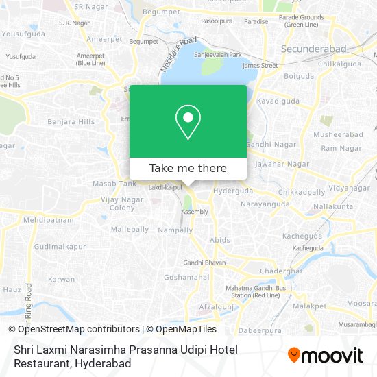 Shri Laxmi Narasimha Prasanna Udipi Hotel Restaurant map