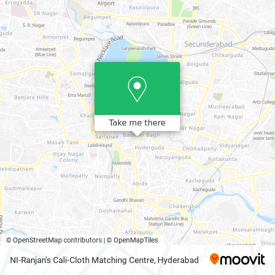 NI-Ranjan's Cali-Cloth Matching Centre map