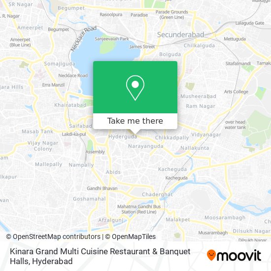 Kinara Grand Multi Cuisine Restaurant & Banquet Halls map