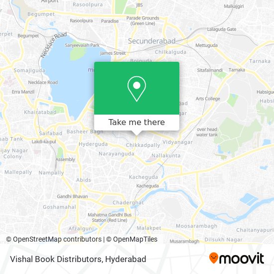Vishal Book Distributors map