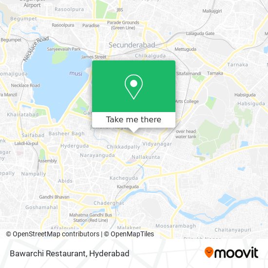 Bawarchi Restaurant map