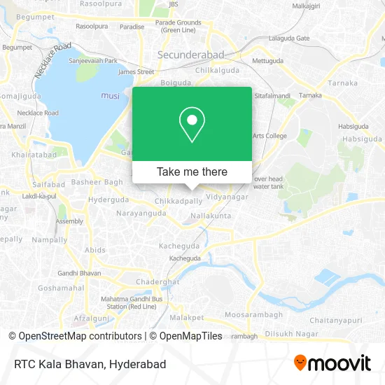 RTC Kala Bhavan map