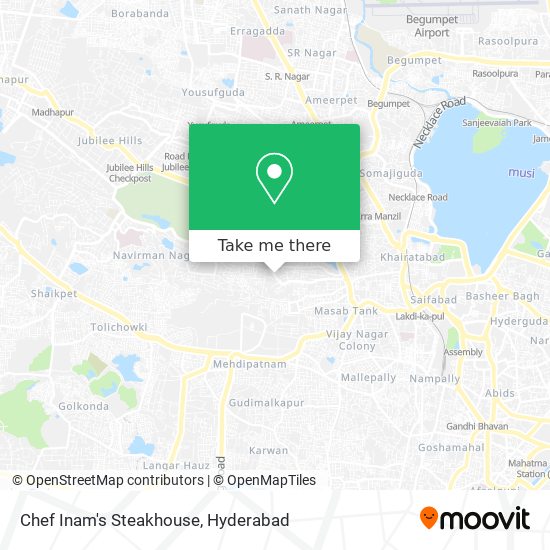 Chef Inam's Steakhouse map