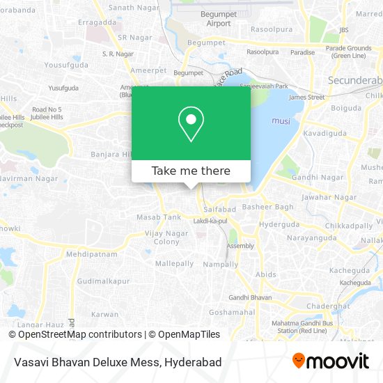 Vasavi Bhavan Deluxe Mess map