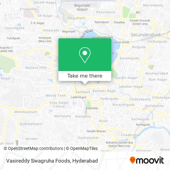 Vasireddy Swagruha Foods map