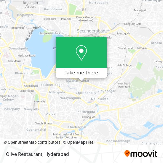 Olive Restaurant map