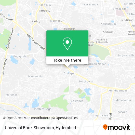 Universal Book Showroom map