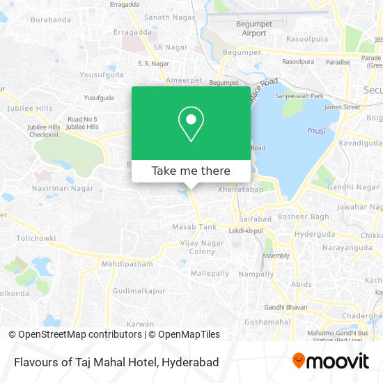 Flavours of Taj Mahal Hotel map