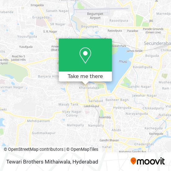 Tewari Brothers Mithaiwala map