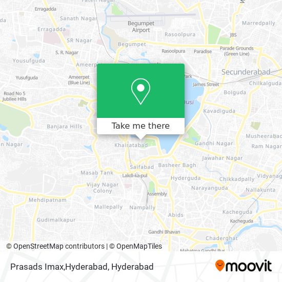 Prasads Imax,Hyderabad map