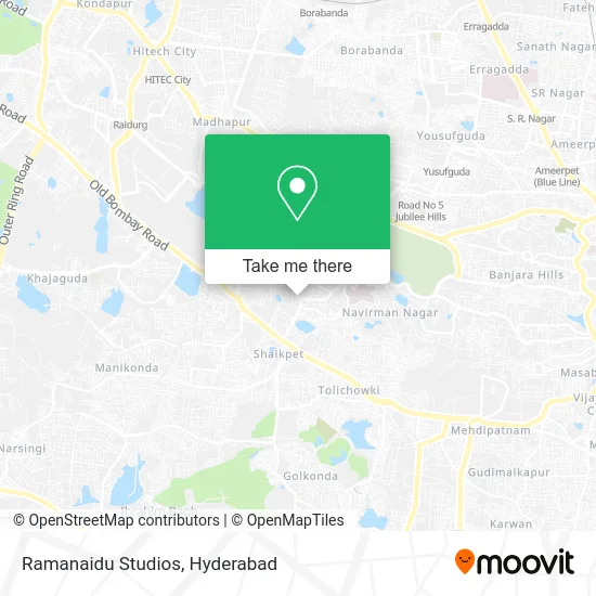 Ramanaidu Studios map