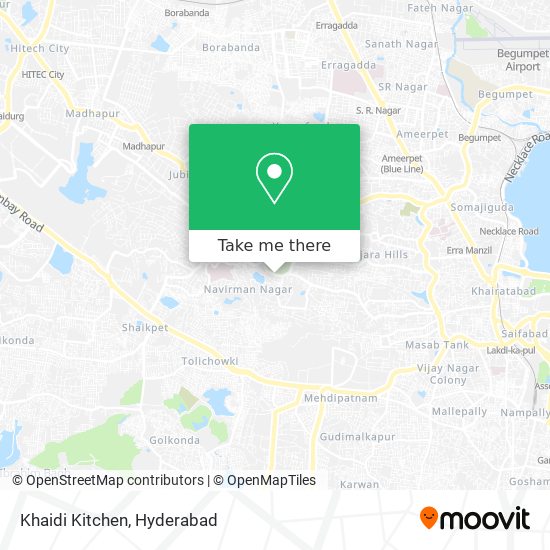 Khaidi Kitchen map