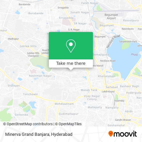 Minerva Grand Banjara map