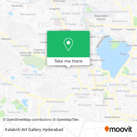 Kalakriti Art Gallery map