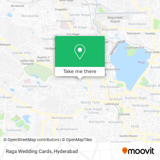 Raga Wedding Cards map