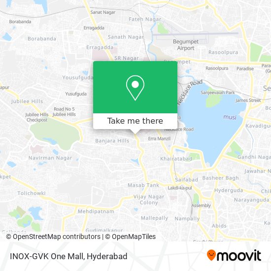 INOX-GVK One Mall map