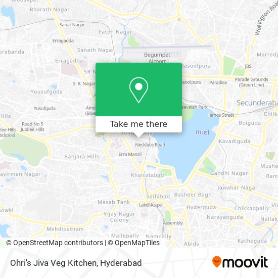 Ohri's Jiva Veg Kitchen map