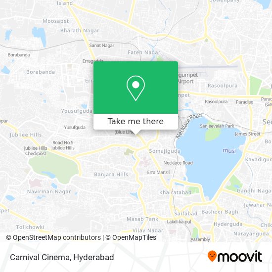 Carnival Cinema map