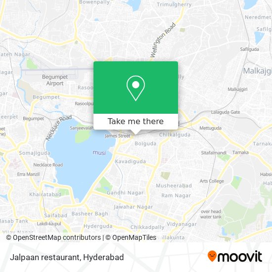 Jalpaan restaurant map