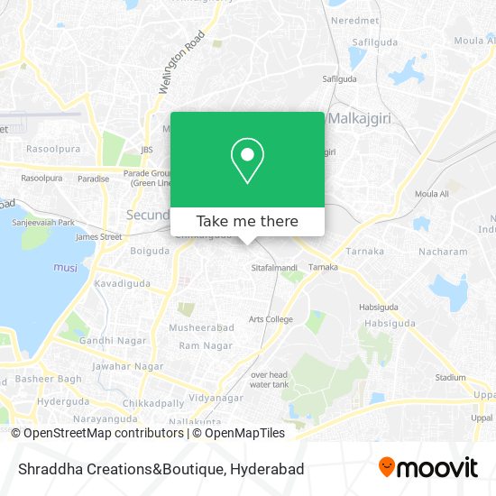 Shraddha Creations&Boutique map