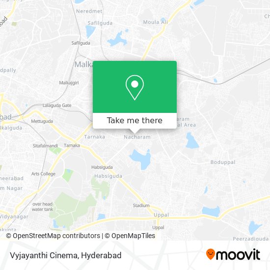 Vyjayanthi Cinema map