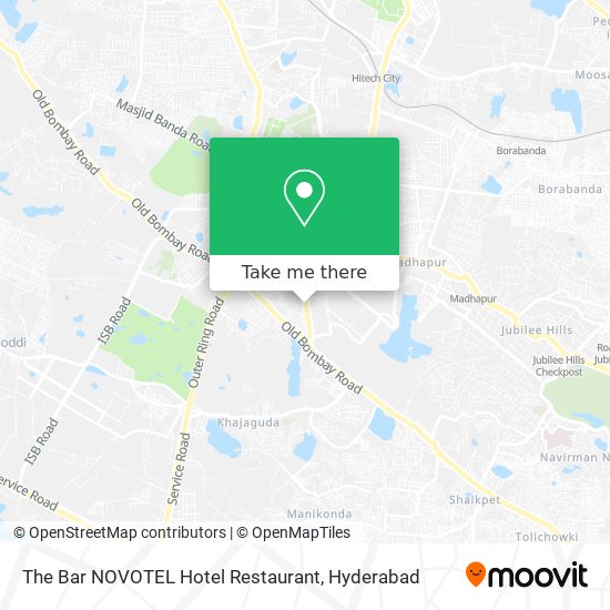 The Bar NOVOTEL Hotel Restaurant map