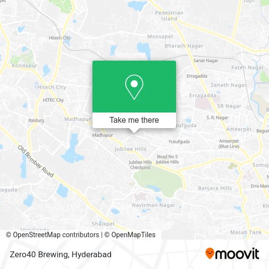 Zero40 Brewing map
