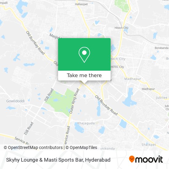 Skyhy Lounge & Masti Sports Bar map