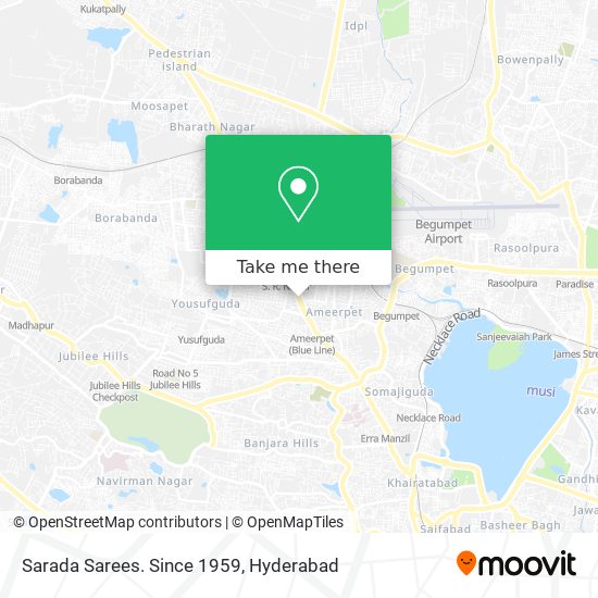 Sarada Sarees. Since 1959 map