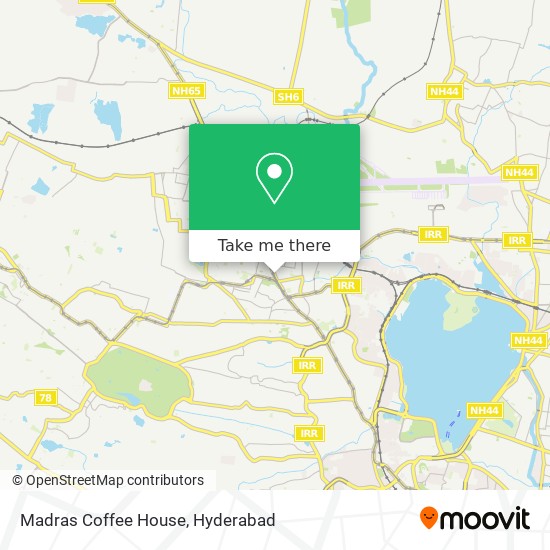 Madras Coffee House map