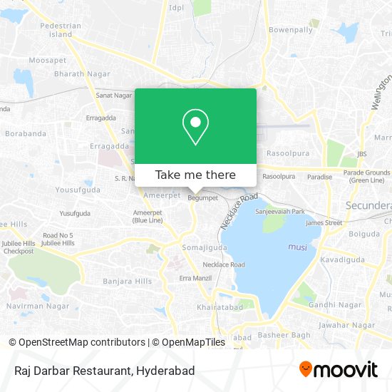 Raj Darbar Restaurant map