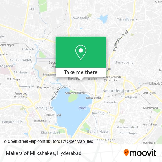 Makers of Milkshakes map