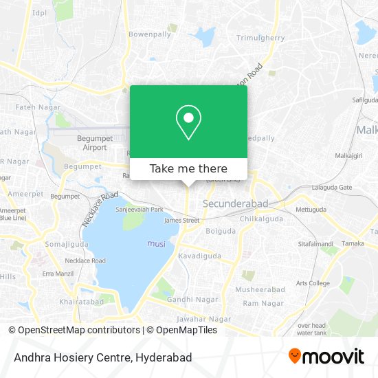 Andhra Hosiery Centre map